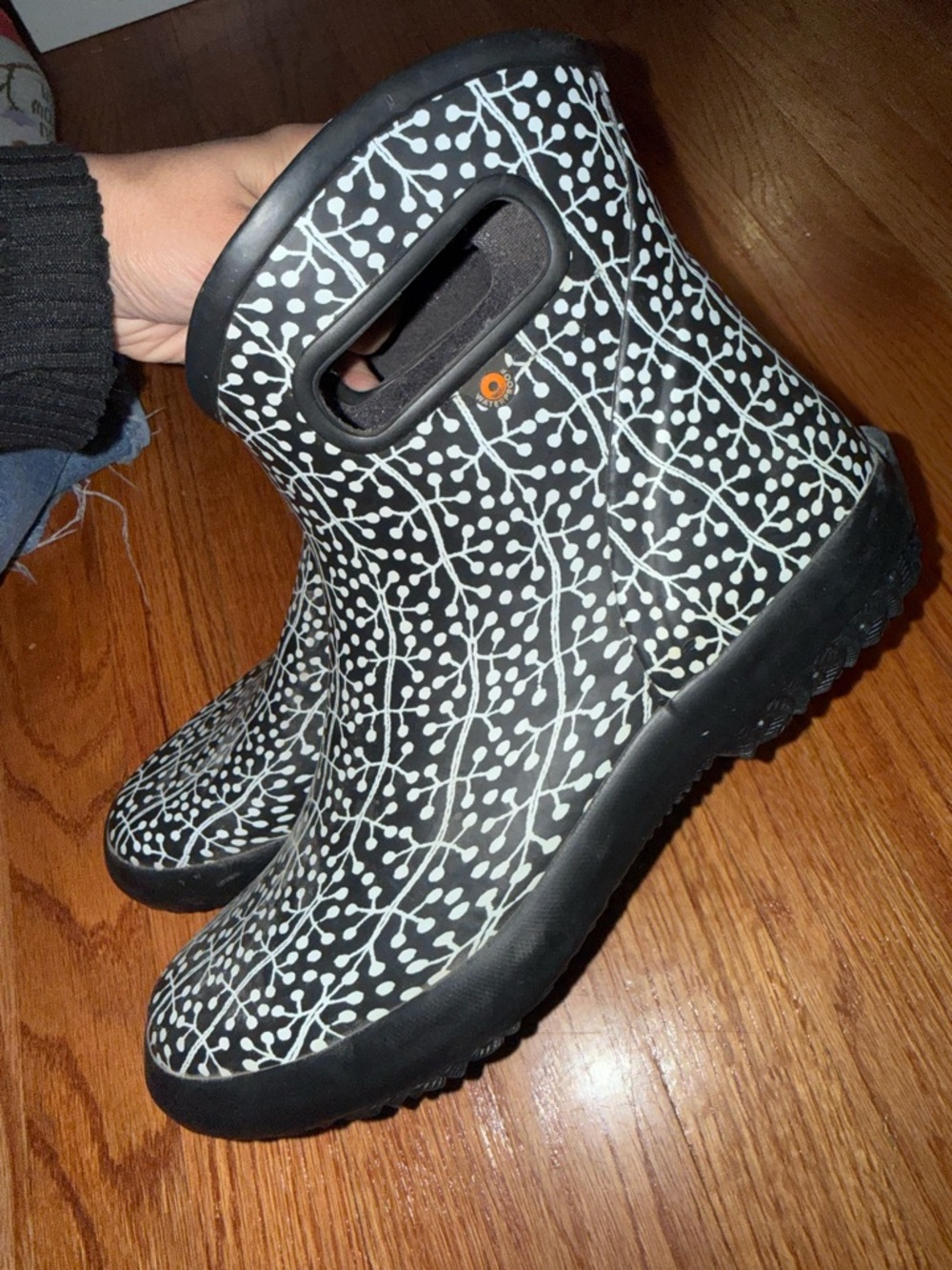 Bogs Women's Patch Ankle Boots in the Madhukar pattern Waterproof